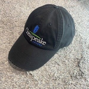 Chesapeake Energy Hat Cap Strap Back Black Cotton Oil Gas